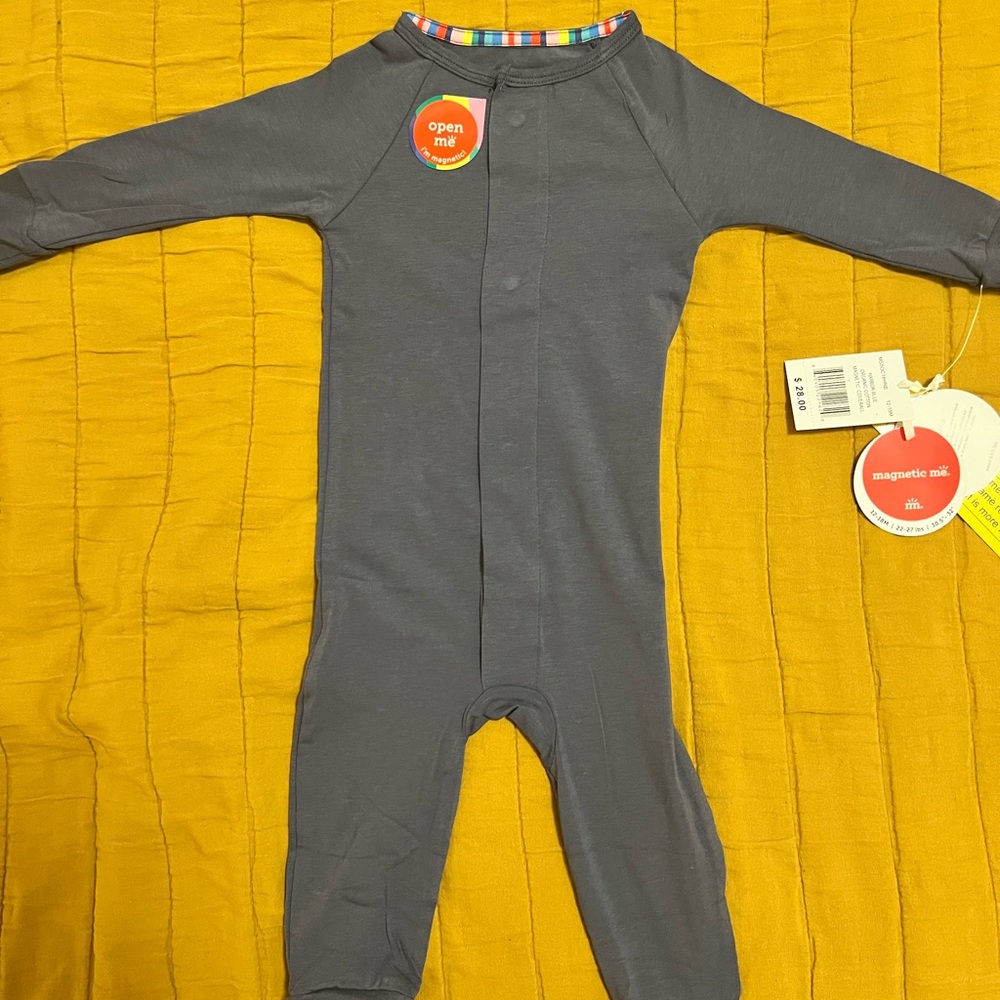 Magnetic Me Coverall 12-18M in harbor blue